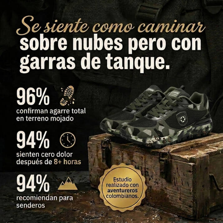 Army One™ – Tenis tácticos que fusionan fuerza militar y comodidad