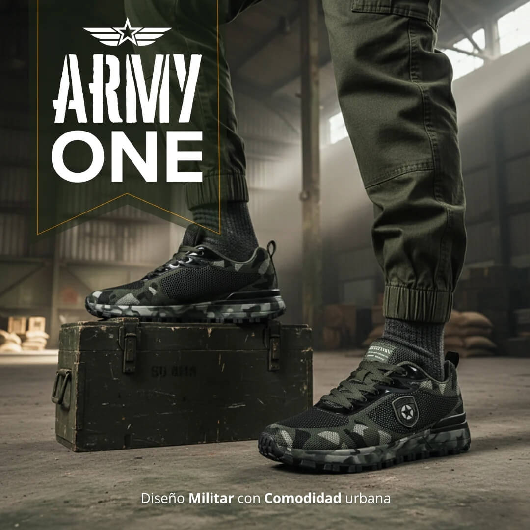 Army One™ – Tenis tácticos que fusionan fuerza militar y comodidad