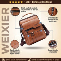 Bolso Crossbody WEIXIER™ - Seguridad Antihurto 360°