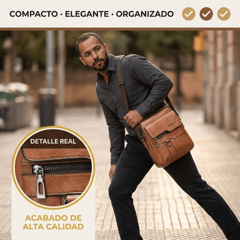 Bolso Crossbody WEIXIER™ - Seguridad Antihurto 360°